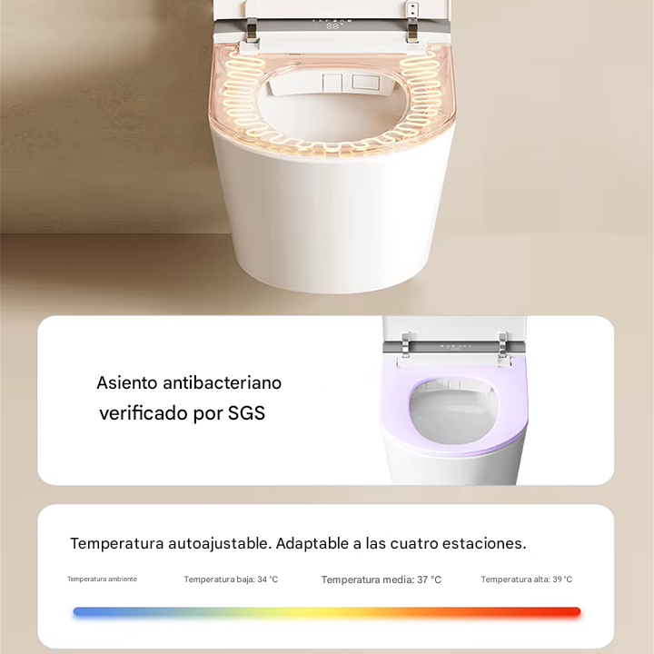 asiento calefactado wc japonés S029